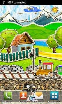 Paper Train Live Wallpaper screenshot 1
