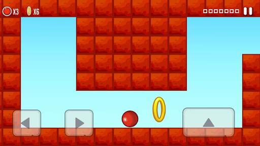 Classic Bounce Game - Red Ball Adventure 1 تصوير الشاشة