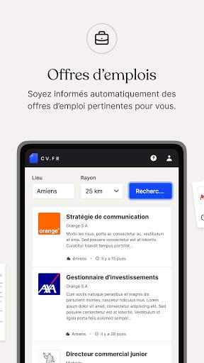 CV.fr : Créer un CV pro screenshot 4