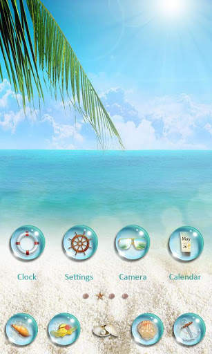 Hello Summer GO Launcher Theme screenshot 2