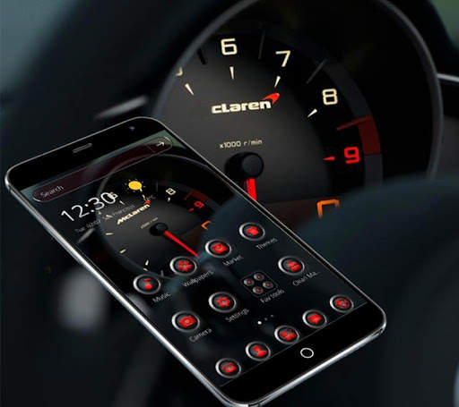 Speedy Car Speedometer Theme screenshot 3