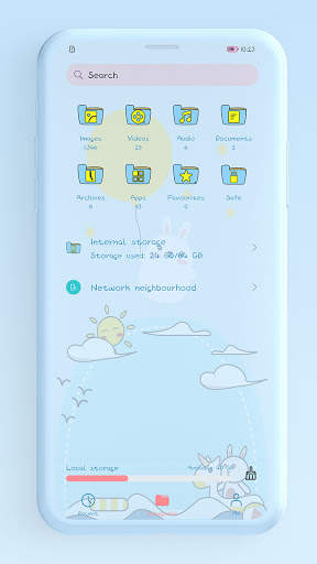 Baby Rabbit EMUI 10/11 Theme screenshot 5