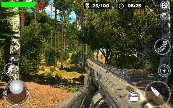 Free Unknown Fire Battleground Survival Game screenshot 8