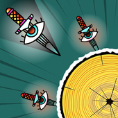 knife Strike Hit :Knife Cut Fruit Game 2020 icon