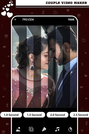 Couple Love Video maker with music screenshot 4