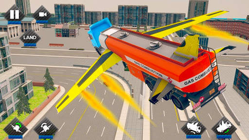 Flying Oil Tanker Truck Games screenshot 5