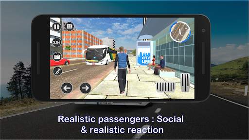 Lorry bus driving simulator: City Passenger Coach screenshot 1