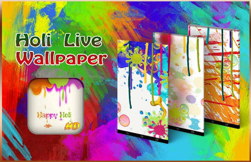 Holi Live Wallpaper screenshot 1
