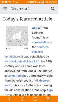 Wikipedia App screenshot 1