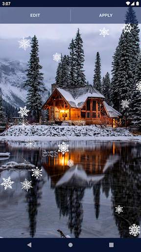 White Snow Live Wallpaper screenshot 6