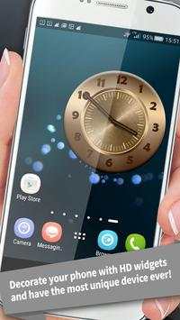 Mini Analog Clock Widget App स्क्रीनशॉट 4