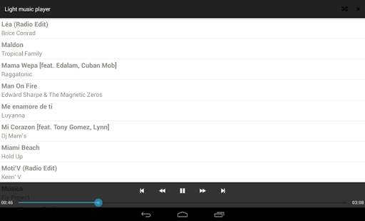 Light Music Player screenshot 2