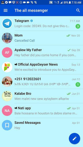 The all messenger screenshot 2