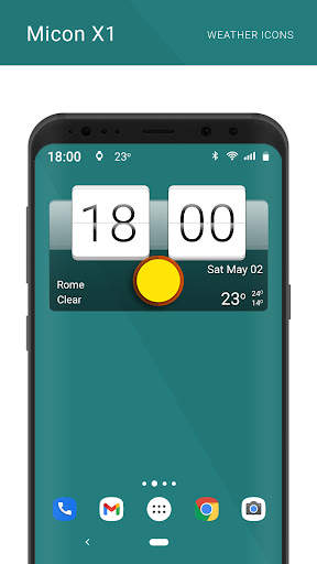 Micon X1 weather icon pack screenshot 3