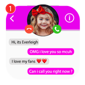 Best Everleigh Girl Fake Chat And Video Call icon