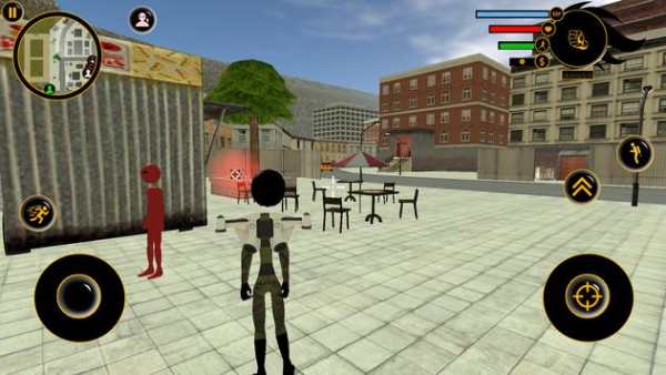 Jetpack army Stickman Rope Hero Sim screenshot 4