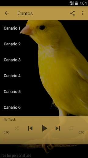 Canary bird sound स्क्रीनशॉट 2