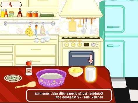 cooking lasagna game screenshot 3