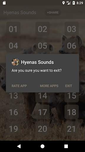 Hyena Sounds screenshot 3