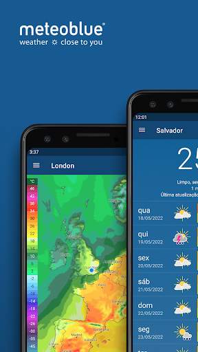 meteoblue tempo e mapas screenshot 1