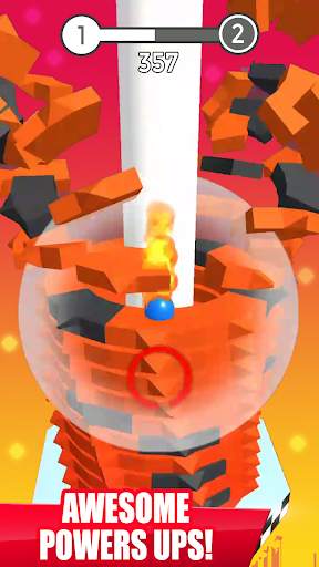 Bump Ball Stack 3d Ball : Twist Stack Smash 5 تصوير الشاشة
