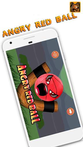 Angry Red Ball स्क्रीनशॉट 2