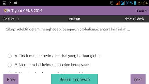 Prediksi CPNS 2015 screenshot 21