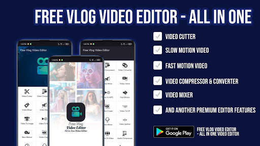Free Vlog Video Editor - All in One Video Editor screenshot 1