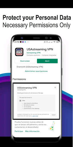 Ustreaming VPN screenshot 5