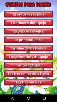 Cuentos infantiles para dormir 1 تصوير الشاشة