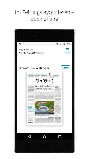 Der Bund E-Paper screenshot 1