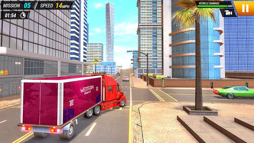 City Truck Driving Simulator Free screenshot 7