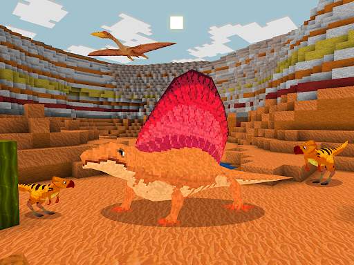JurassicCraft: Free Block Build & Survival Craft screenshot 17