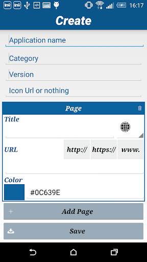 Amble Browser and Apps creator screenshot 4