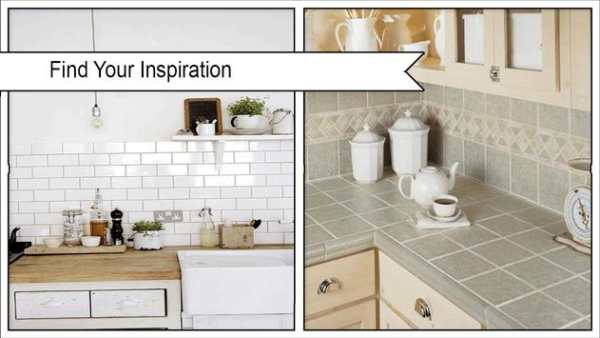 Simple Clean Ceramic Tile Countertops screenshot 1
