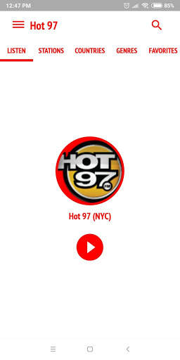 Hot 97 Radio app New York screenshot 1