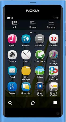 Belle Multi Launcher theme screenshot 2