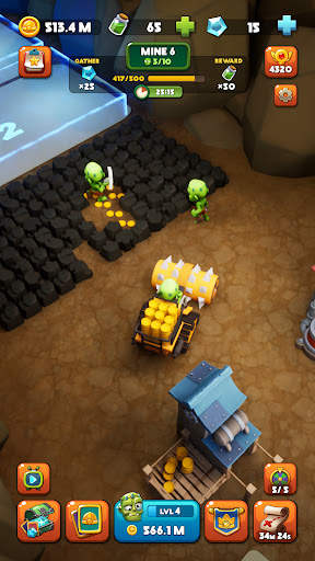 Idle Zombie Miner: Gold Tycoon screenshot 13