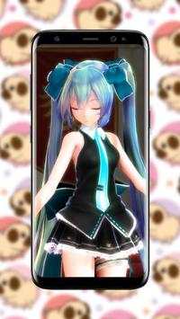 Hatsune Miku Live Wallpaper screenshot 3