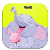 Talking elephant cat أيقونة