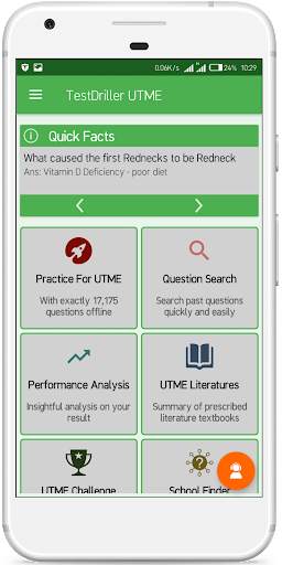 2021 JAMB UTME CBT(By TestDriller) 1 تصوير الشاشة