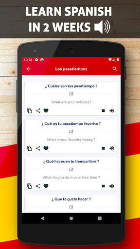 Learn Spanish Free Offline screenshot 6