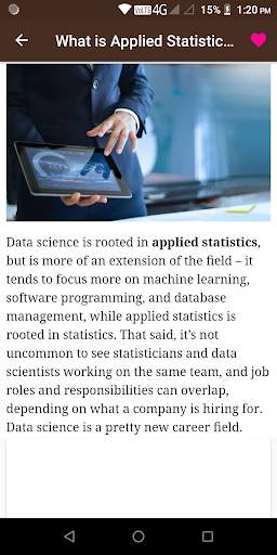 Applied Statistics screenshot 2