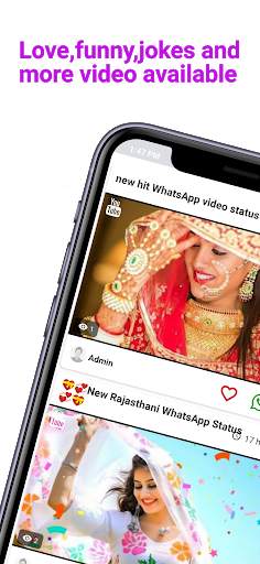 Hello India - india's short status app screenshot 1