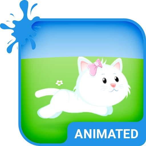 Kitty Animated Keyboard   Live Wallpaper 3.63
