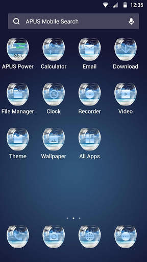 Bottle-APUS Launcher theme screenshot 2