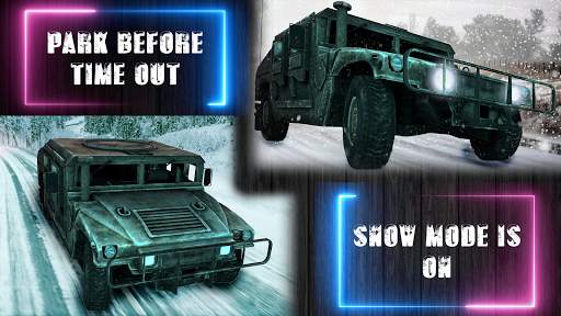 Off-road Jeep Drive-Winter screenshot 1