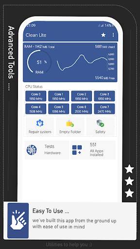 Repair System & RAM Cleaner (Fix android problems) 1 تصوير الشاشة