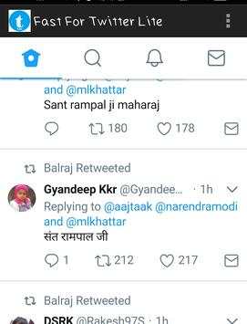 Fast For Twitter Lite screenshot 2