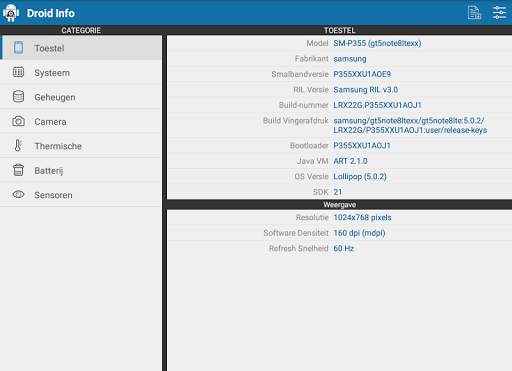 Droid Hardware Info screenshot 9
